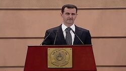 CLEAN: Syria's Assad offers dialogue, refuses 'chaos' News Clip