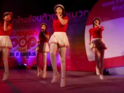 Crayon Pop Performs in Bangkok, Thailand Stock Footage