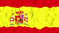 Spanish Flag Stock Footage
