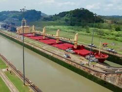 Panama Canal Stock Footage