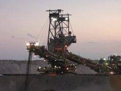 Open cast mining Stock Footage