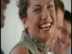 CU people in boardroom in business meeting Stock Footage