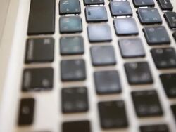 Woman using laptop Stock Footage