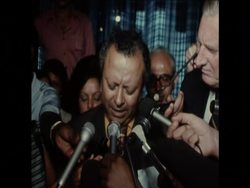 UPITN 1 9 75 PRESS STATEMENT ABOUT US AND EGYPTIAN OFFICIALS MEETING IN ALEXANDRIA News Clip