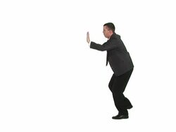 HD: Pushing Something Stock Footage