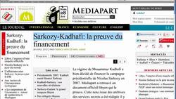 VOICED: En duda apoyo libio a Sarkozy News Clip
