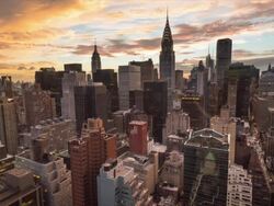 New York sunset time lapse. Stock Footage