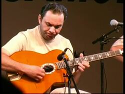 Gypsy jazz guitarist Bireli Lagrene performing, France Stock Footage