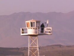 Israeli military base in Golan heights monitoring fighting in neighbouring Syria. News Clip