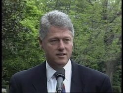 USA: PRESIDENT CLINTON DECLARES NATIONAL DAY OF MOURNING News Clip