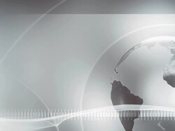 Background Globe (Gray & White, right placed) - Loop Stock Footage