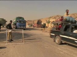 Displaced arrive as troops continue fight against Taliban, reax Instructional Video