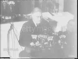 FDR State of The Union, Speaks On War Budgets News Clip