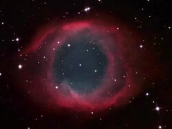 Helix nebula (NGC 7293). Stock Footage