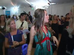My Scene Fab Faces Dolls Celebrity Retreat Produced by Backstage Creations at the 2006 Teen Choice Awards Stock Footage