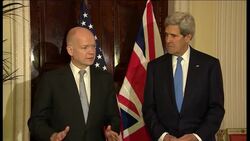 John Kerry and William Hague hold talks following Iran deal News Clip