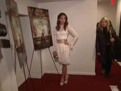 Alicia Vikander at the 'Anna Karenina' Special Screening in New York, NY, on 11/7/12 (Getty Images Entertainment Video) Stock Footage