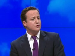 David Cameron Keynote Conference Speech News Clip