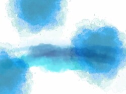 Watercolor dip On a white background. Stock Footage