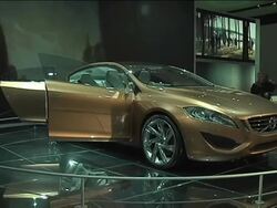 2009 Volvo S60 concept car montage Stock Footage