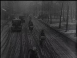 Paris & Rome - Snow and floods. News Clip