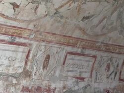 Houses on the slopes, Ephesus, Turkey Stock Footage