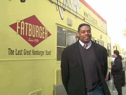 Sam Perkins at the Sam Perkins Greets Fans At T-Mobile And Gears Up For NBA All-Star 2011 In Los Angeles at Huntington Park CA. (Footage by WireImage Video/GettyImages) Stock Footage