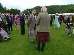 Prince Edward at Balmoral Garden Party News Clip