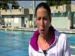 Janet Evans is back in the pool and hoping to swim at the London Olympics. In an exclusive interview with The Associated Press, the 39-year-old Evans says she's been training hard with an eye on qualifying for next year's U.S. Olympic trials. (June 10) News Clip