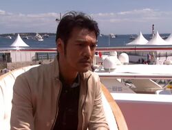 INTERVIEW: Takeshi Kaneshiro on seeing the film for the first time, being in Cannes, what attracted him to the script at the Wu Xia Interviews - 64th Cannes Film Festival at Cannes . (Footage by WireImage Video/GettyImages) Stock Footage