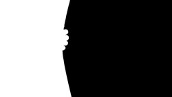 a hand open to green screen Stock Footage