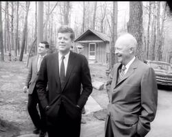 JOHN F KENNEDY AND EISENHOWER News Clip