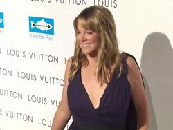 Maria Bell at the Louis Vuitton & Heal The Bay Celebrate Louis Vuitton's New Location at Santa Monica CA. (Footage by WireImage Video/GettyImages) Stock Footage