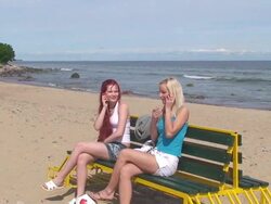 Girls with Cell Phones Stock Footage