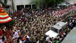 CLEAN : Annual Hindu chariot festival takes place News Clip