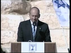 WRAP Olmert speech, cabinet meeting, Palestinian reactions, rockets fall in Israel News Clip