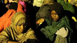 CLEAN : Libyan police arrest 128 African migrants News Clip