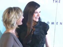 Nicola Maramotti, Geena Davis at the 2011 Women In Film Crystal + Lucy Awards Sponsored By Pandora And Max Mara at Beverly Hills CA. (Footage by WireImage Video/Getty Images Entertainment Video) Stock Footage