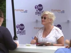 Anne Burrell at Food Network In Concert Stock Footage