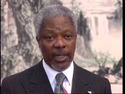 CHINA: BEIJING: UN CHIEF KOFI ANNAN VISIT UPDATE News Clip