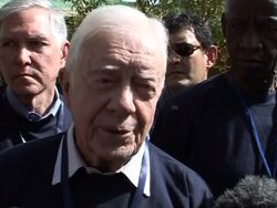 CLEAN:Carter says Sudan elections running smoothly despite snags News Clip
