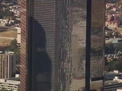 Aerial WS TS Downtown Los Angeles / California, United States.  Stock Footage