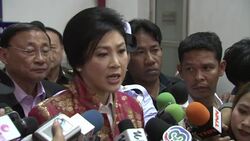 Prime Minister Yingluck Shinawatra comments ahead of election News Clip