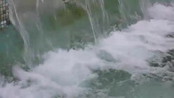 Fountain's Falling Water Stock Footage