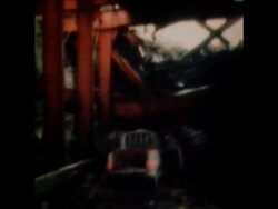 SYND 6 7 71 HIGHWAY DAMAGED BY LANDSLIDE News Clip