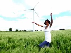 Feeling the energy of summertime! Stock Footage