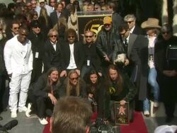 Roy Orbison Honored Posthumously With A Star On The Hollywood Walk Of Fame Stock Footage
