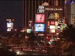 Lights In Las Vegas Stock Footage