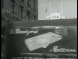 The building from which the BBC news is transmitted and from which the first TV programme was broadcast, London, England, UK 1937 Stock Footage