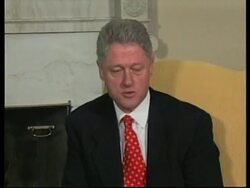 USA: WASHINGTON: UN CHIEF KOFI ANNAN MEETS PRESIDENT CLINTON News Clip